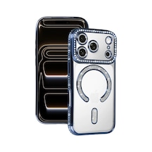 Apple iPhone Uyumlu 17 Pro Max Joke Simli Magneticsafe Kılıf - Mavi İtdark50603