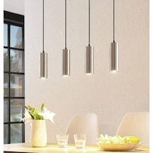 Mylights 100Cm Masa Üstü Panasonıc Ampullü Led Avize Günışığıampullü Inox Gövde