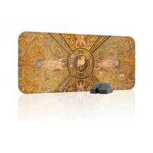 Ortaçağ Sanat Oyuncu Gaming Mouse Pad Kauçuk Kaymaz Taban Mousepad V4, 70x30 Xl