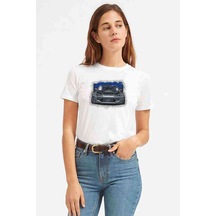 Pubg Logo Tas Alev Baskılı Beyaz Kadın Tshirt (534309124)