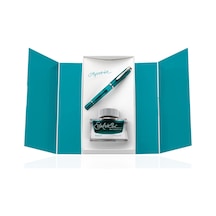 Pelikan Gs-m205 Apatite M Dolma Kalem, Edelst. Ink 50ml 165-Koyu Yeşil