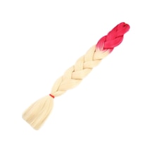 Afrika Örgülük Sentetik Ombreli 100 Gr. / Pembe / Platin - Elwm-462918 Çok Renkli
