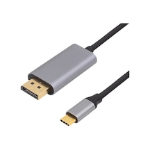 1.8 Metre 4k Type-c To Displayport Ses & Görüntü Aktarım Kablosu