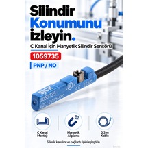 Sıck Mzc1-2v2ps-kp0 Silindir Sensörü 1059735