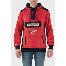 Norway Geographical Erkek Sweat Gymclasssherco Kırmızı Kırmızı