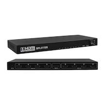Pm-14218 1 Giriş 8 Çıkış Port 1080p Fhd Hdmı Dağıtıcı Splitter 8'li Çoklayıcı
