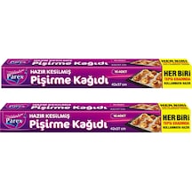 Hazır Kesilmiş Pişirme Kağıdı 16 Lı 42 X 37 Cm İkili Set