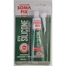 Somafix Rtv Yüksek Isı Silikonu Sıvı Conta 50 Ml Gri S58