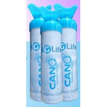 Glife Can O2 Taşınabilir Sprey 200 Nefeslik Oksijen Tüpü x 3
