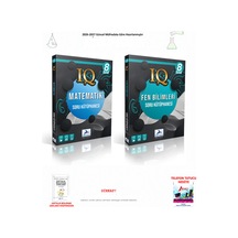Paraf 8. Sınıf Fen, Matematik Iq Soru Bankası 2 Kitap Seti