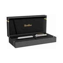 Isme Özel Scrikss Multifonksiyon Kalem 0.5 MM Trio 93 Gold Krom