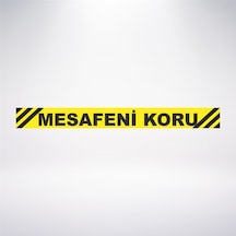 Mesafeni Koru 100x10 21x28 Arkası Sticker