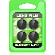 Mey İthalat Redmi Note 14 Pro 5g Raze Metal Kamera Lens - Siyah