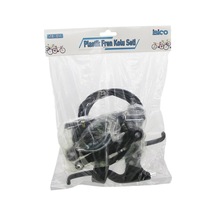 Plastik Bisiklet Fren Takımı Set 2pcs Fren Kolu - 1pcs Fren Teli - 4pcs Fren Mekanizma - Pabuç 567 Çok Renkli
