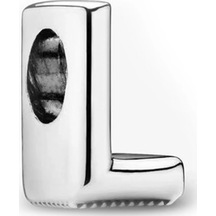 Nur Silver L Harfi Gümüş Charm Nur-bl00263