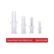 Venoa Db08 Plastik Dübel 8 Mm Paket 50 Adet