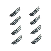 8 Adet Pimapen Pvc- Pencere Ve Kapı Kilit İspanyolet Karşılığı Tek Delikli Standart Model Zam