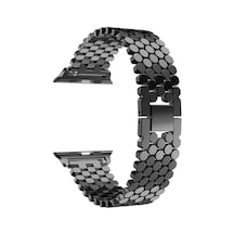 Mobilteam Watch 38mm Uyumlu Krd-30 Metal Kordon-siyah