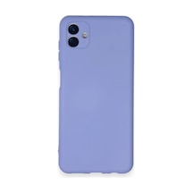 Samsung Uyumlu Galaxy A04 Uyumlu Kılıf Nano İçi Kadife Silikon - Lila