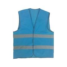 İkaz Yeleği Fosforlu Reflektörlü Mavi