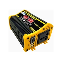 Trendooze Sones Legend Iı Nesil 12v - 220v 4000w Araç Güç Çeviricisi Siyah Siyah Ni