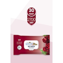 Pedo Gül Kokulu Islak Mendil 90'lı 30 Paket