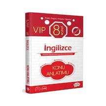 8.Sınıf VIP İngilizce Konu Anlatımlı -  Editör