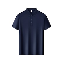 New Performance.arw86853.serintutan-antibakteriyel-yüksek Kalite.çıtçıtlı Polo T.shirt Lacivert
