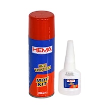 Nyf Hema Mdf Hızlı Yapıştırıcı Ve Aktivatör 200 Ml + 50 Gr Hm 012