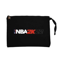 NBA 2K22 Siyah Clutch Astarlı Cüzdan / El Çantası Siyah