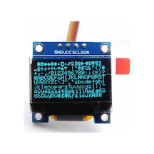0.96" Mavi Oled Lcd Modül 128 x 64 Pixel IIC I2C Seri 0.96” Ekran Göstergesi