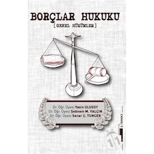 Borçlar Hukuku Genel Hükümler Yasin Ulusoy