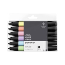 Winsor & Newton Promarker 6'lı Pastel Tones