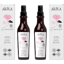 Akita Doğal Yağı Alınmamış Gül Suyu 2 x 250 ML