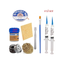 Mechanc Krem Lehim 183 C 42gr Havya Uc Temizleyici Flux Lehim Toplama Cp-3015 Lehim Emme Teli Spatula S1tk02
