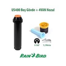 Rain Bird 4van Sprey Nozulu 1,2 Mt. Ve Us400 Boş Gövde Seti