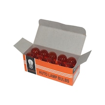 Fesanotomotiv 10 Adet 12 Volt P21W 93 Düz Tirnak Sinyal Ampulü Turuncu Amber