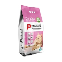 Petsand Bebek Pudralı Kokulu Topaklaşan Bentonit Kedi Kumu 10 L