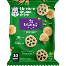 Gerber Diş Tekerciği Tahıl Bazlı ve Muzlu Bebek ve Küçük Çocuk Ek Gıdası 28 G