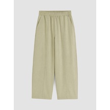Lcw Modest Yeşil Beli Lastikli Kadın Pantolon