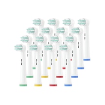 10x-beyaz-16 Adet-elektrikli Diş Fırçası Kafası Yedek Çocuk Çocuk Fırça Kafaları Oral Pro Sağlık B Aşamaları D100k 45