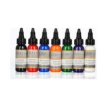 7 Adet 1 Oz Xlinetattoo Dövme Boyası Seti - 7 X 30Ml Dövme M