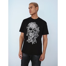 LOFT Regular Fit Erkek Tshirt K.kol Lf2037238 Q1.v1 Siyah