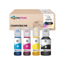 Epson T112 Uyumlu Mürekkep Takım / L11160 / L15150 / L15160 / L6460 / L6490 / L6550 / L6570 / M15140 / L15180 / L6580