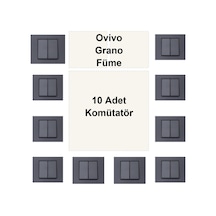 Ovivo Grano Füme 10 Adet Komütatör