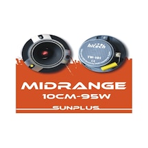 Sunplus Tw-101 4 Inch 4 Ohm 95 Watt Oto Tweeter İki Adet