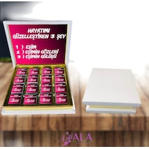 Hayatımı Güzelleştiren 3 Şey Etiketli Çikolata Kutusu