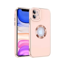 Zore İphone 12 Uyumlu Ogaa Kongo Kılıf-rose Gold
