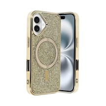 Apple iPhone Uyumlu 16 Helen Magsafe Kapak - Gold Bzsxx00 1