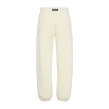 Calvin Klein Relaxed Scuba Jogger Kadın Krem Eşofman Alt